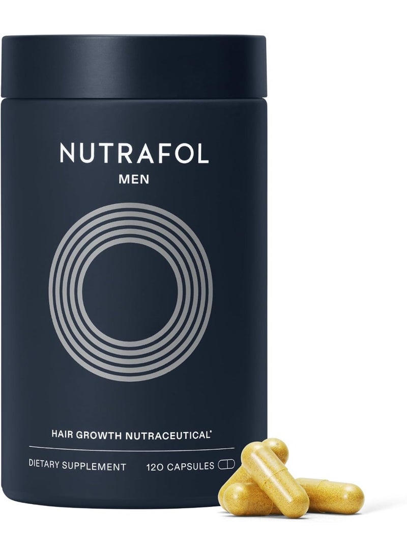 Nutrafol Men's Hair Growth Supplements, Clinically Tested for Visibly Thicker Hair and Scalp Coverage, Dermatologist Recommended - 1 Month Supply - Image 1