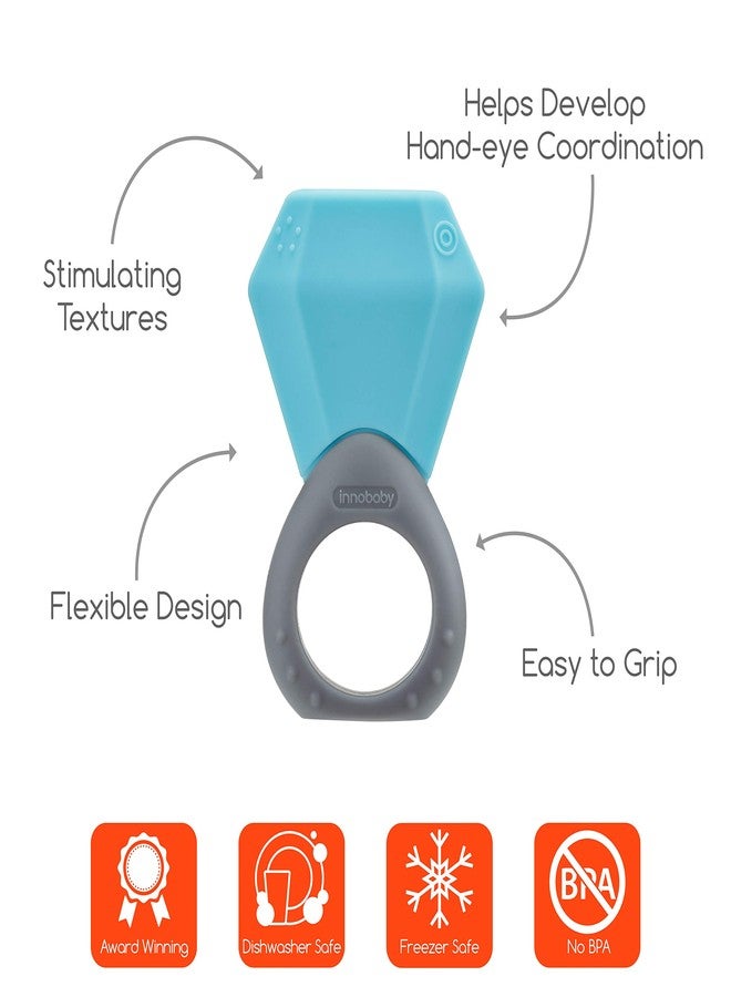INNOBABY TEETHIN' Smart Birthstone Ring TEETHER - March (Aquamarine) - Image 5