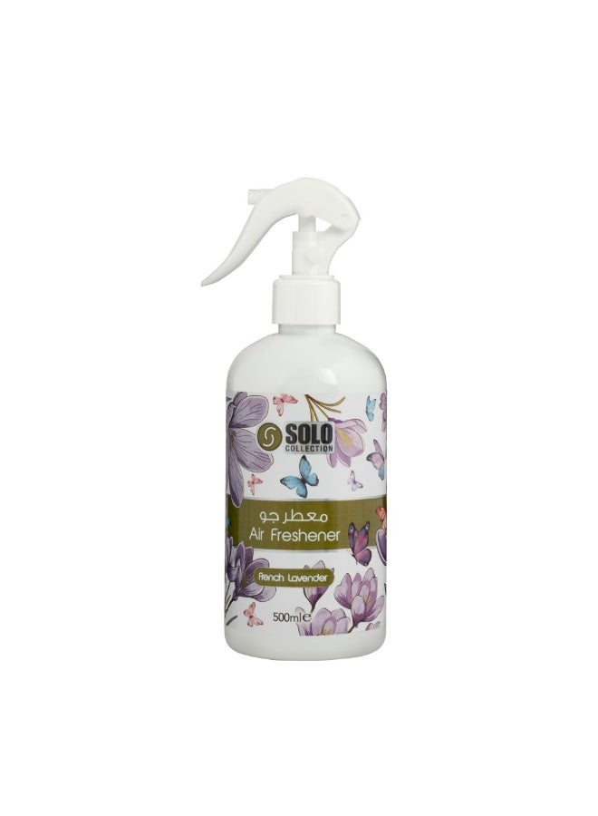 DANUBE HOME Danube Home Solo Room Spray - 500Ml (French Lavender) Long-Lasting Air Freshner Sprayer Enchanting Floral, Fresh & Woody Aroma Home Fragrance Decorative Home Accessories 