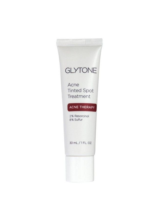 Glytone - Acne Tinted Spot Treatment With 8% Sulfur & 2% Resorcinol Tinted Cream Formula to Conceal Blemishes NonComedogenic 1 fl oz - Image 1