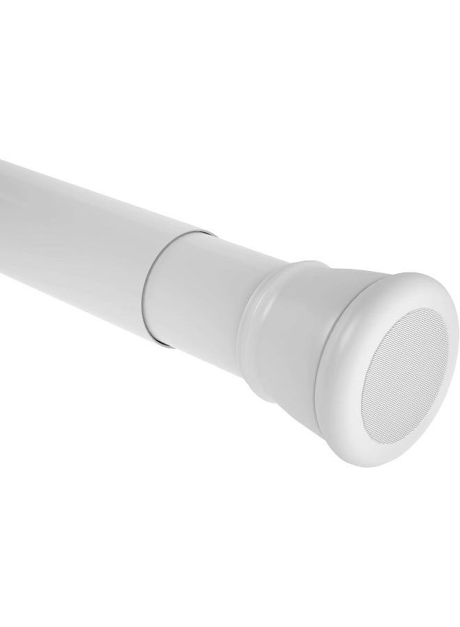 Story@Home Story@Home - Shower Curtain Rod, Adjustable Curtain Rod, Tension Spring Installation (No Tools Needed), Sturdy & Rust-Proof, 41-70 Inches, White | Curtain Rods No Drilling for Wall - Image 1