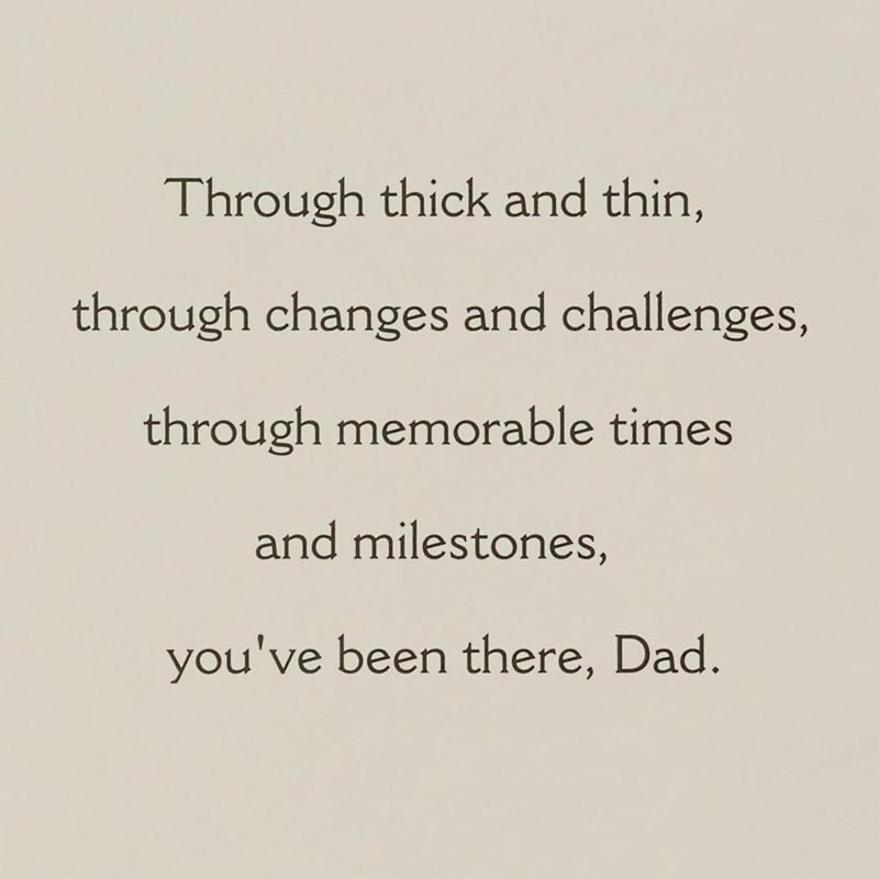 Hallmark Valentine's Day Card for Dad (Gold Scrolls),0559VFE7022 - Image 3