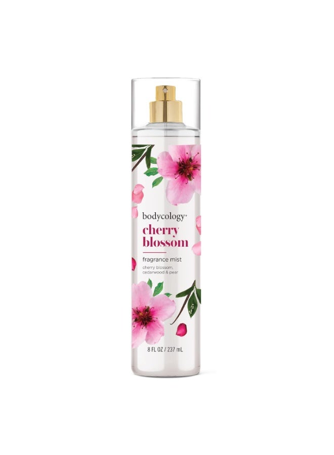 Bodycology Bodycology Long-Lasting Fragrance Body Mist, Cherry Blossom, 8 fl oz - Image 1