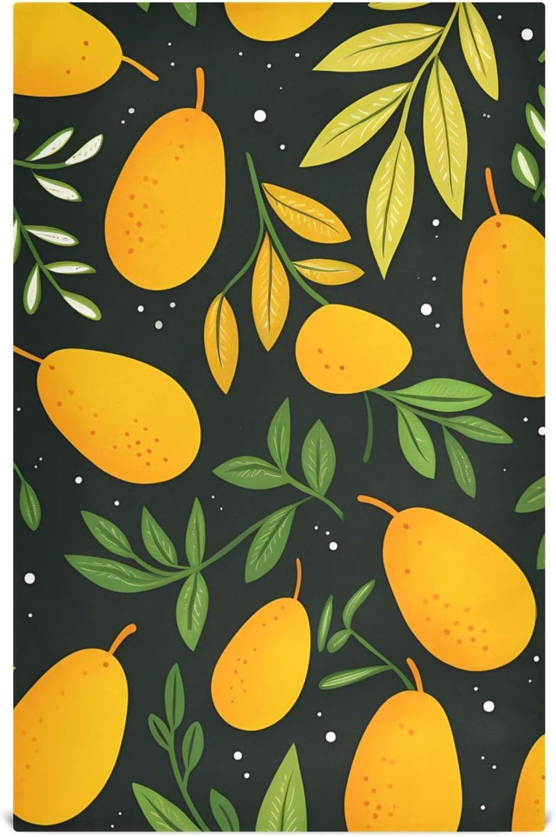 Bolaz Mangos Kitchen Towel Dish Towels Quick Drying Tea Towels Absorbent Hand Towels for Kitchen Sink Dinner Table 28 x 18 Inches Set of 4 - Image 2