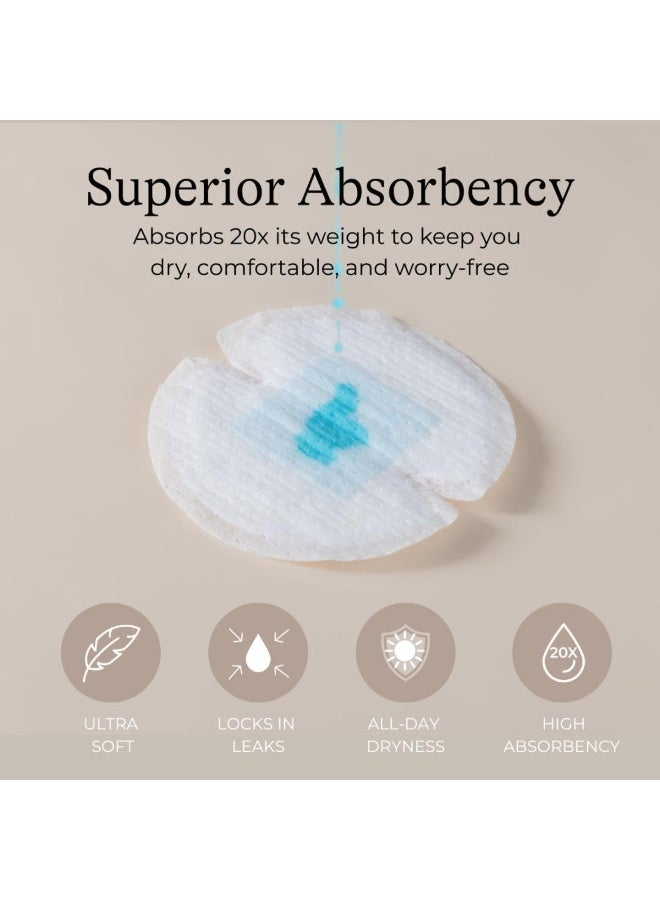 Lansinoh وسادات الرضاعة الطبيعية Stay Dry التي تستخدم لمرة واحدة، وسادات ثدي ناعمة وعالية الامتصاص، مستلزمات الرضاعة الطبيعية للأمهات، 200 قطعة - Image 5