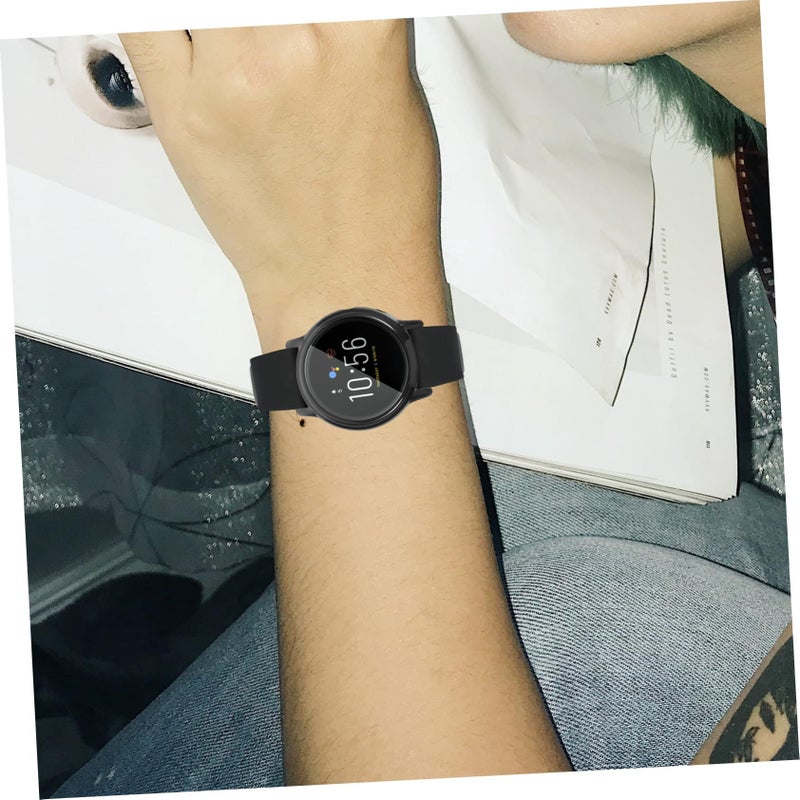 TPU Protective Watch Case Lightweight Full Coverage Scratch Resistant Easy Install Black Compatible Smartwatch - Image 3
