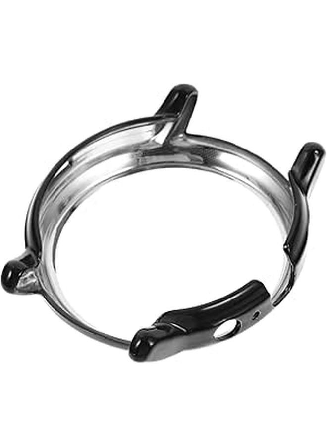 TPU Protective Watch Case Lightweight Full Coverage Scratch Resistant Easy Install Black Compatible Smartwatch - Image 1