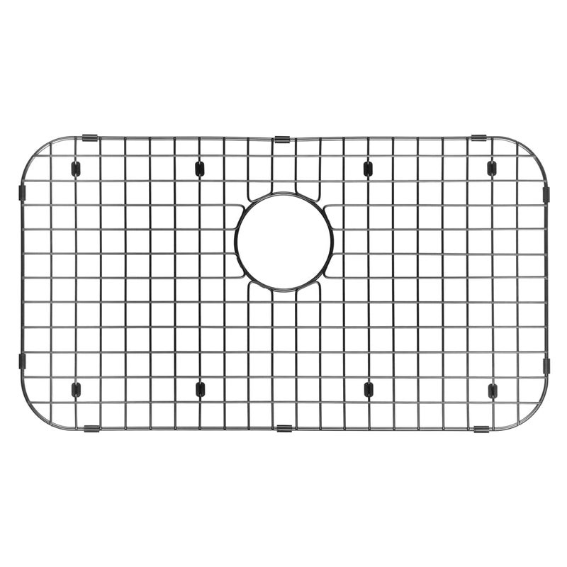 STARSTAR Sinks Protector Matte Black 304 Stainless Steel Kitchen Sink Bottom Grid Rack 26 x 14375 Hole Top - Image 2