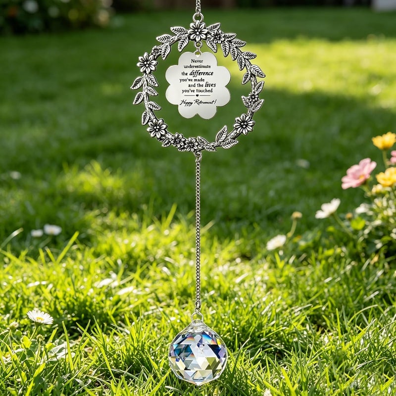 Persofine Thank You Gifts Never Forget The Difference That You Make Suncatcher,Sun Catcher Retirement Farewell Going Away Goodbye Appreciation Gifts for Men Women Coworker Boss Friend (B) - Image 5