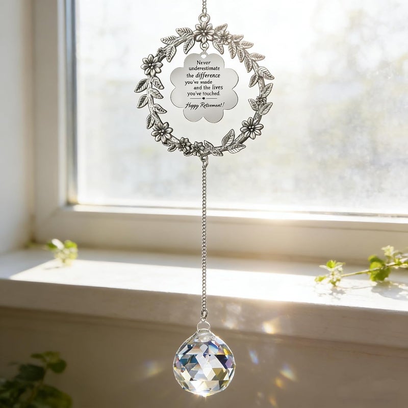 Persofine Thank You Gifts Never Forget The Difference That You Make Suncatcher,Sun Catcher Retirement Farewell Going Away Goodbye Appreciation Gifts for Men Women Coworker Boss Friend (B) - Image 4