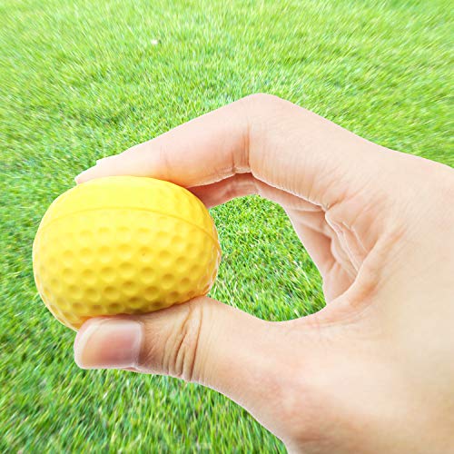 Bac-kitchen 40 Pack Foam Golf Practice Balls - Realistic Feel and Limited Flight Training Balls for Indoor or Outdoor - with 10 Golf Ball Tees - Image 4