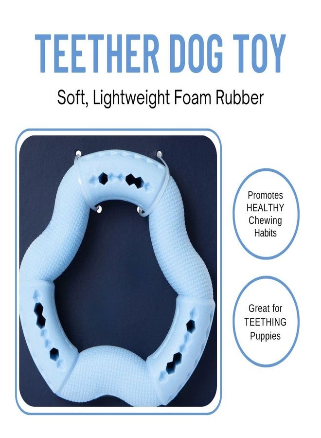 PET FUN Pet Dog Teether Chew Tug Toy for Dogs, Cats, Puppies & Aggressive Chewers | Rubber Treat Food Dispensing for Molar Cleaning Dental Hygiene & Interactive Play - Image 4
