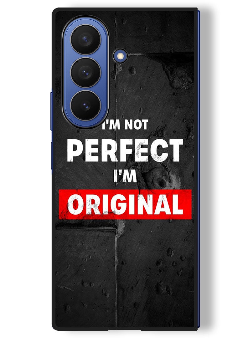 Theodor Case Compatible with Samsung Galaxy Z Fold 7 - 8 Inch Protection Shockproof Bumper Cover Illustration Dubai - Image 1