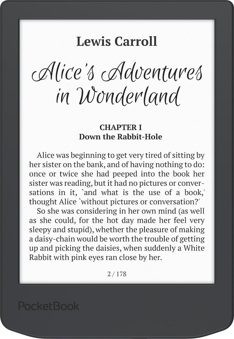 PocketBook Verse Lite – 6" E-Ink Carta Touchscreen eReader with Frontlight | Eye-Friendly, Glare-Free Display | Wi-Fi | Supports 25 Formats incl. DRM | Compact & Lightweight - Image 3
