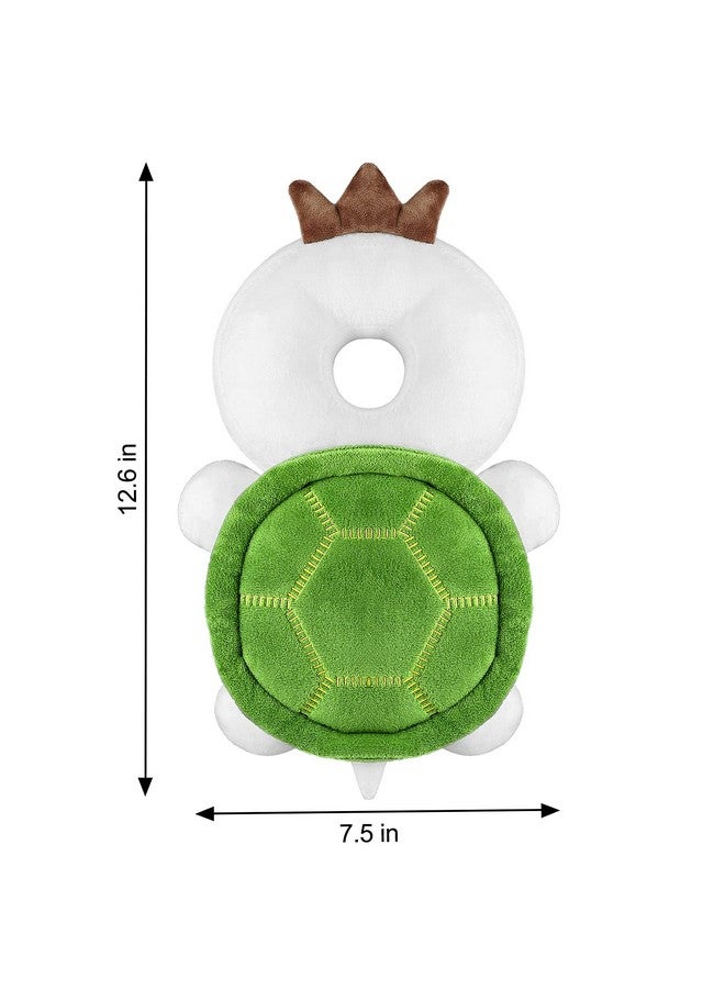Mounting UP Baby Toddler Head Protector Backpack Head Safety Pad Adjustable Backpack Baby Head Protection for Infant Toddler & Walker Walking & Crawling Cute Tortoise - Image 3