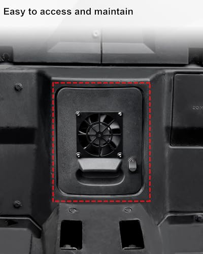 SAUTVS Engine Access Panel with Cooling Fan Assembly for 20142023 Polaris RZR XP 1000 TurboRZR 900Trail S 900 10002017 Ranger XP 1000 Accessories Replace 545412254523760705439787070 - Image 3