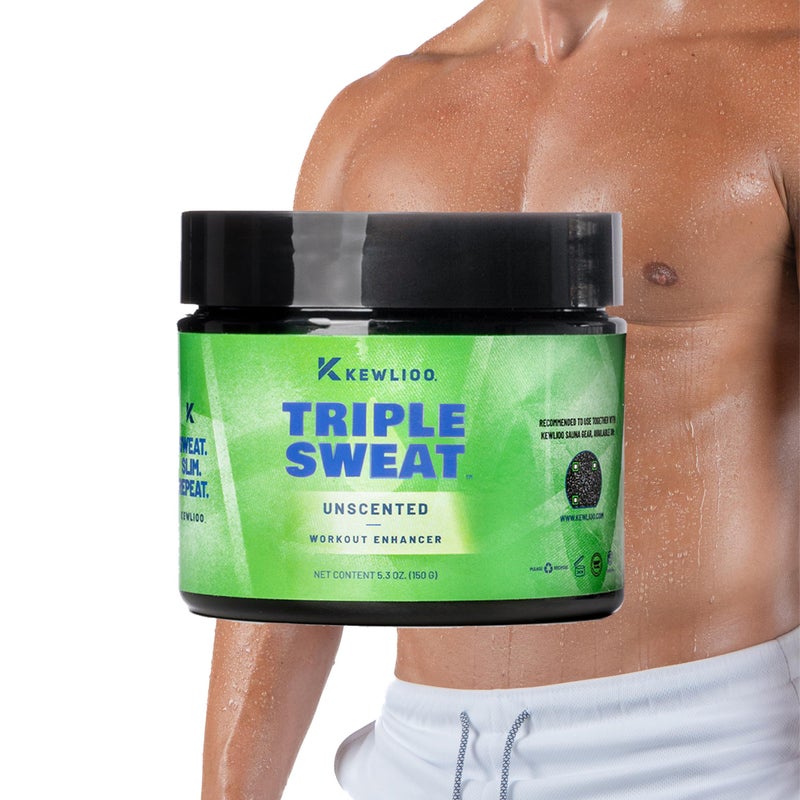 Kewlioo Triple Sweat Enhancing Cream for Workouts â€“ Hot Sweat Cream for Arms, Belly, & Waist | Boosts Circulation & Maximizes Sweat | Pre-Workout Slimming Gel for Men & Women - Image 1