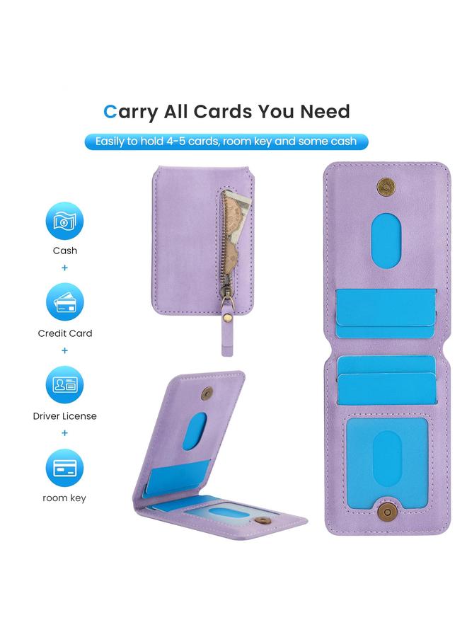 S-TOP Case For Samsung Galaxy S25 Ultra 5G Zipper Wallet Split MagSafe Leather Back Phone Case - Image 4