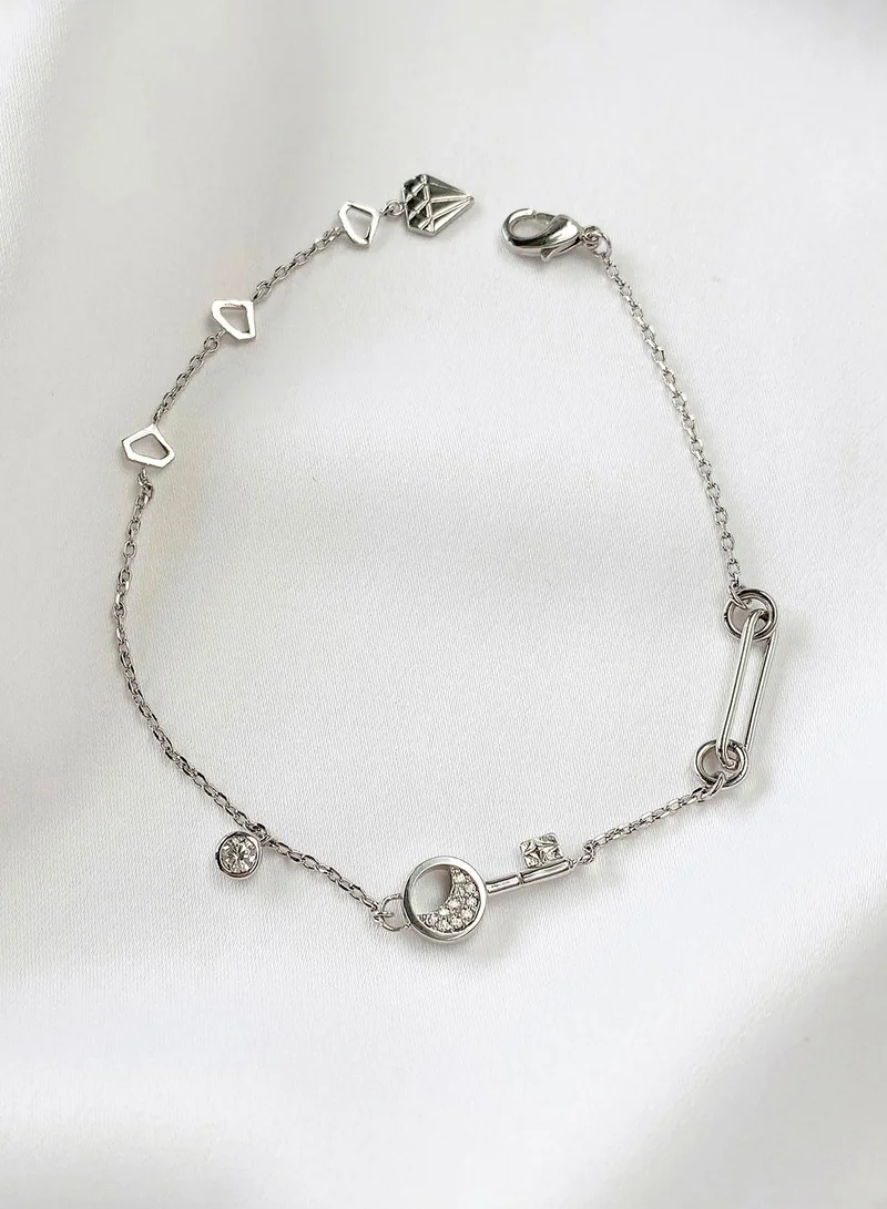 Wanderlust + co Crescent Key Bracelet