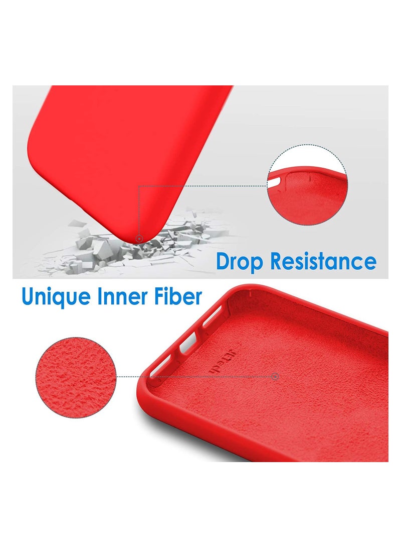 Silicone Case Compatible with iPhone Xs Max 6.5-Inch, Silky-Soft Touch Full-Body Protective Case, Shockproof Cover with Microfiber Lining - Image 2