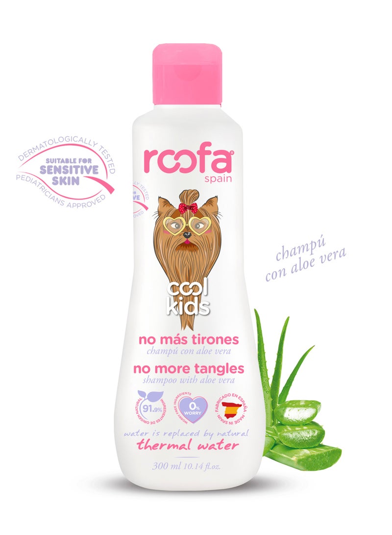 Roofa Spain Cool Kids No More Tangles Hair Detangling Shampoo 300ml  - Image 1