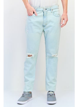 Levi's Men Slim Fit Washed Stretchable Denim Jeans, Blue  - Image 1