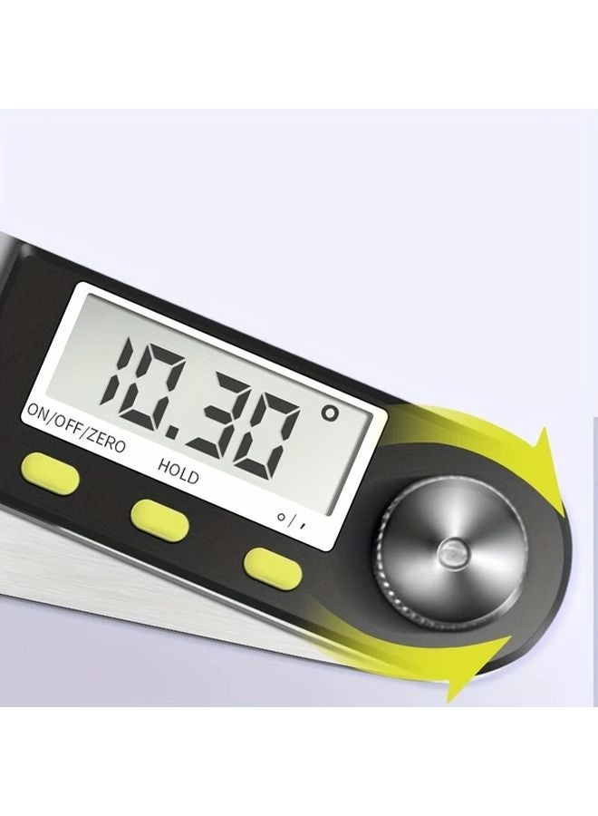 Digital Angle Ruler 0 200mm Stainless Steel LCD Display Precision 0 1 Degree 360 Degree Measuring - Image 5