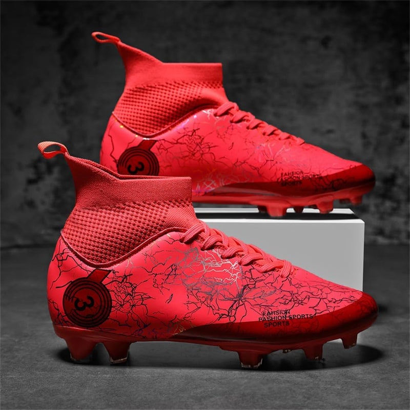 DISRATEBLU Kids Soccer Shoes Boys Football Cleats Professional Athletic Outdoor Trainning Football Shoes Youth Girl Turf Soccer Cleats - Image 3