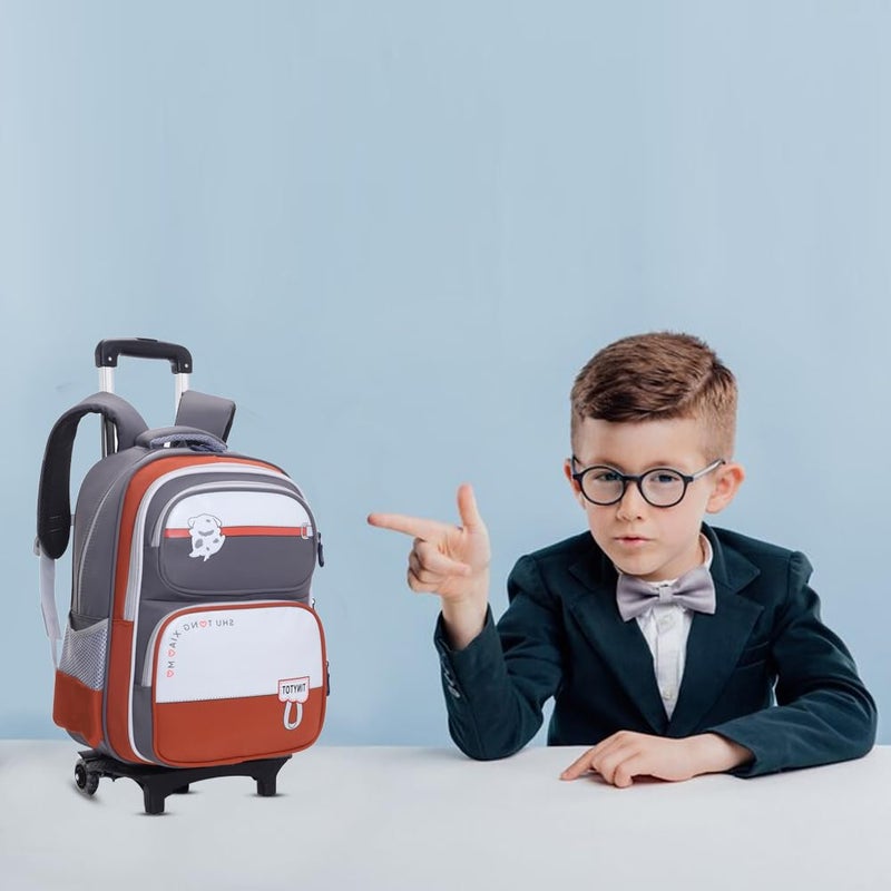 Tinytot Store 22 Litre 17-Inch Waterproof Large School Bag for Boys & Girls, Kids School Bag, School Backpack for Girls and Boys, for Kids, Ideal for Children with Trolley SB237T - Image 5