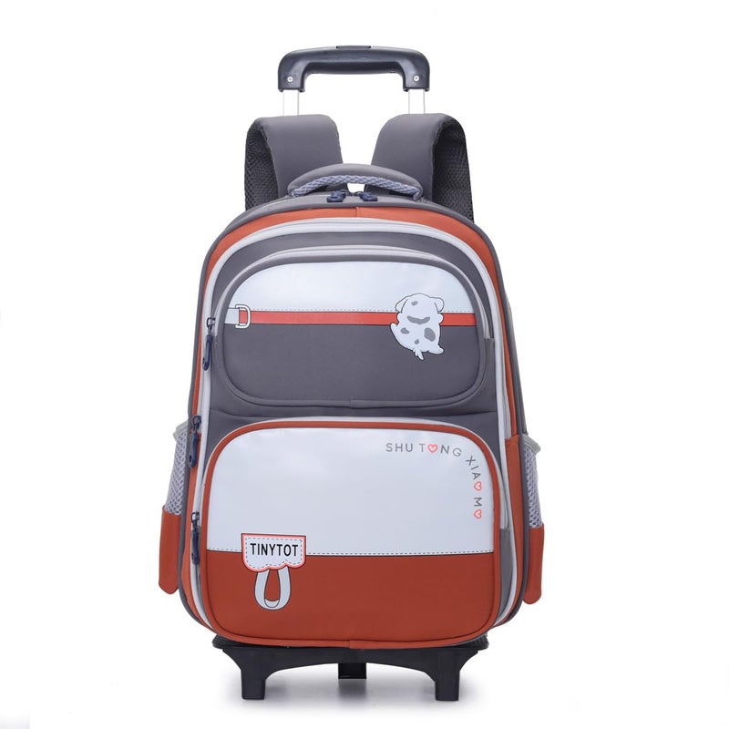 Tinytot Store 22 Litre 17-Inch Waterproof Large School Bag for Boys & Girls, Kids School Bag, School Backpack for Girls and Boys, for Kids, Ideal for Children with Trolley SB237T - Image 1