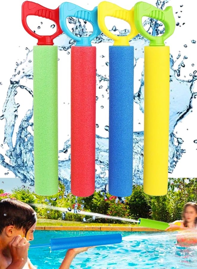TAPIT 4PCS Water Guns, Pool Foam Blaster Squirt Guns, Water Shooter Water Blaster for Kids, Bulk Summer Outdoor Swimming Pool, Backyard, Beach Water Game Fighting Play Toys (Regular Model) - Image 1