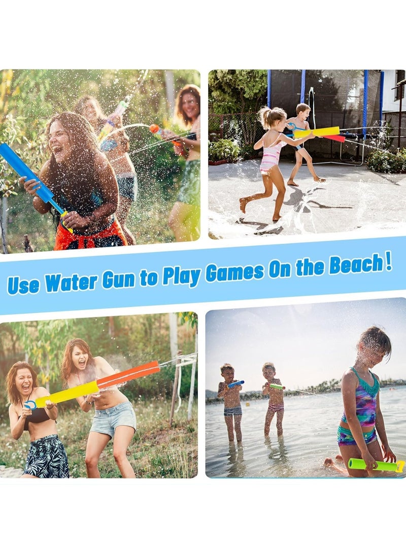 TAPIT 4PCS Water Guns, Pool Foam Blaster Squirt Guns, Water Shooter Water Blaster for Kids, Bulk Summer Outdoor Swimming Pool, Backyard, Beach Water Game Fighting Play Toys (Regular Model) - Image 5