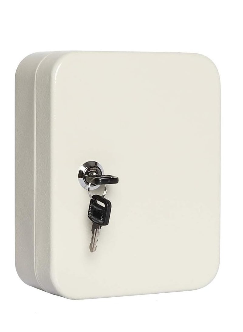 RENOVO Metal Key Box 30 Key Steel Key Cabinet Wall Mount Storage Box Organizer Key  With Tag Assorted Color Plastic - Image 1