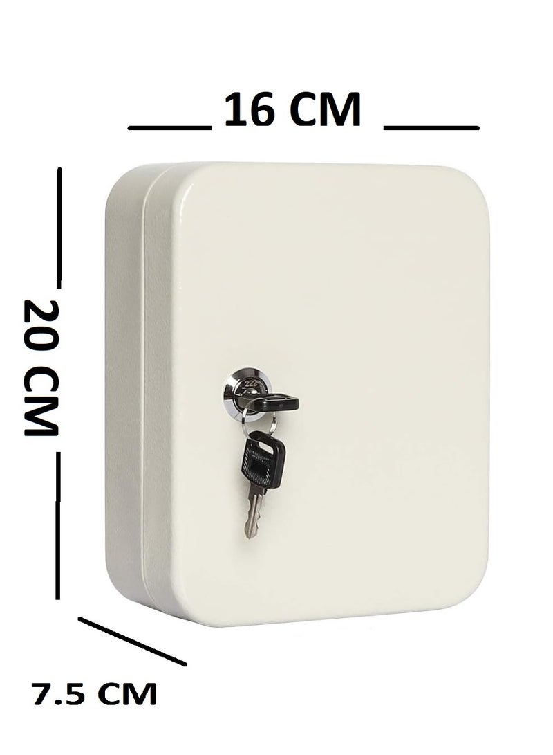 RENOVO Metal Key Box 30 Key Steel Key Cabinet Wall Mount Storage Box Organizer Key  With Tag Assorted Color Plastic - Image 3