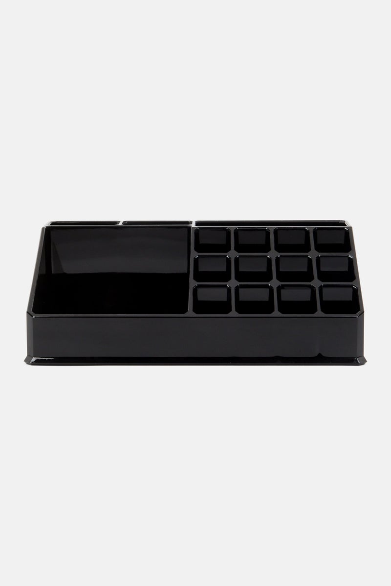 COMPACTOR Small Cosmetic Organizer 22 L X 8 H X 11 W cm, Black - Image 3