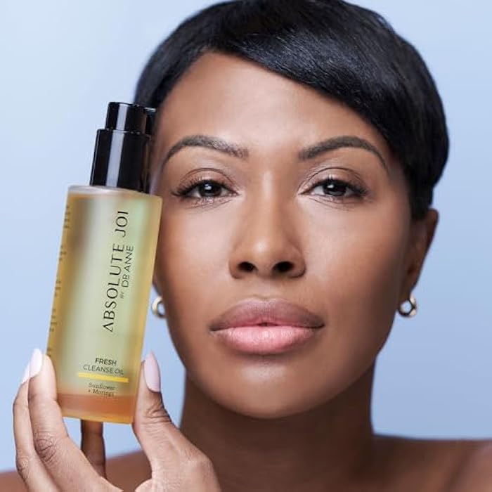 AbsoluteJOI Sunflower & Moringa Fresh Cleanse Oil for Face - Makeup Remover and Double Cleansing Oil for All Skin Types | Unscented 200ml Bottle - Image 2