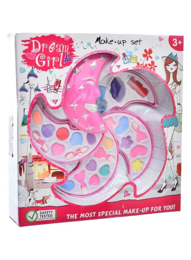 Dream Girl Realistic Kids Makeup Toy (Multicolor) - Birthday Gift for Little Girls - Makeup Toy - Real Kids Makeup Kit Washable Makeup Toys for Kids, Non-Toxic Nail Polish Set - Portable Kids Makeup Kits for Girls, Birthday Gifts for Ages 3-12 - Girls Cosmetics, Safe Plastic Kids Beauty Toy, Girls Makeup Toys, Gifts - Washable, Realistic Kids Play - Image 1