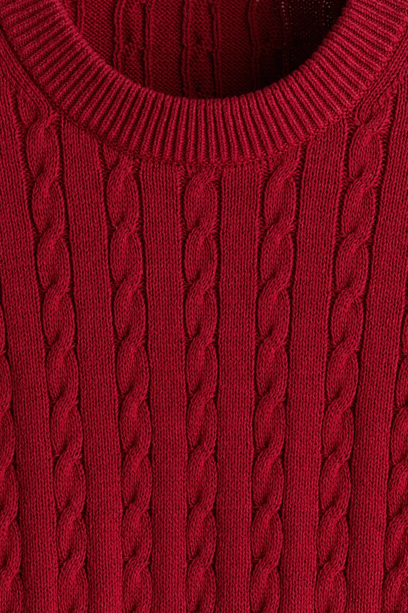 H&M Regular Fit Cable-knit jumper