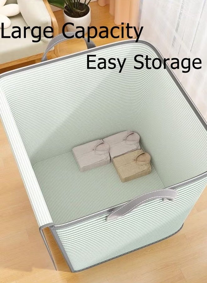 1/2/3PCS 180L Storage Bag  Large Capacity Storage Bags Clothes Storage Box  Storage Bags  Clothes Organizer Clothes Storage  Organizers Foldable for Clothing Blanket Comforters Bed Sheets Pillows and Toys  - Image 3