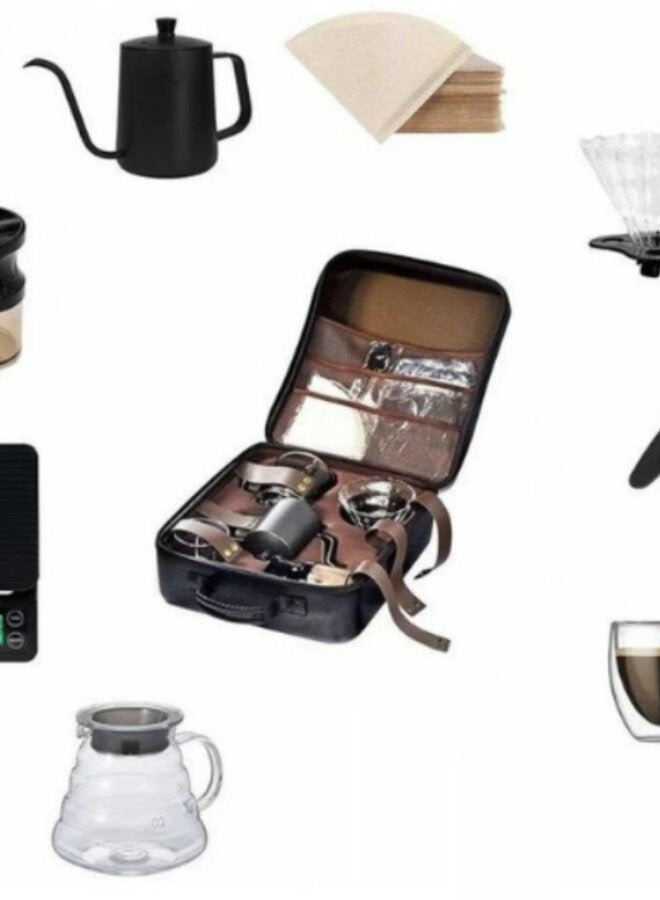 Denx Set 12 Piece Coffee Drip Set With Tool Case - Image 3
