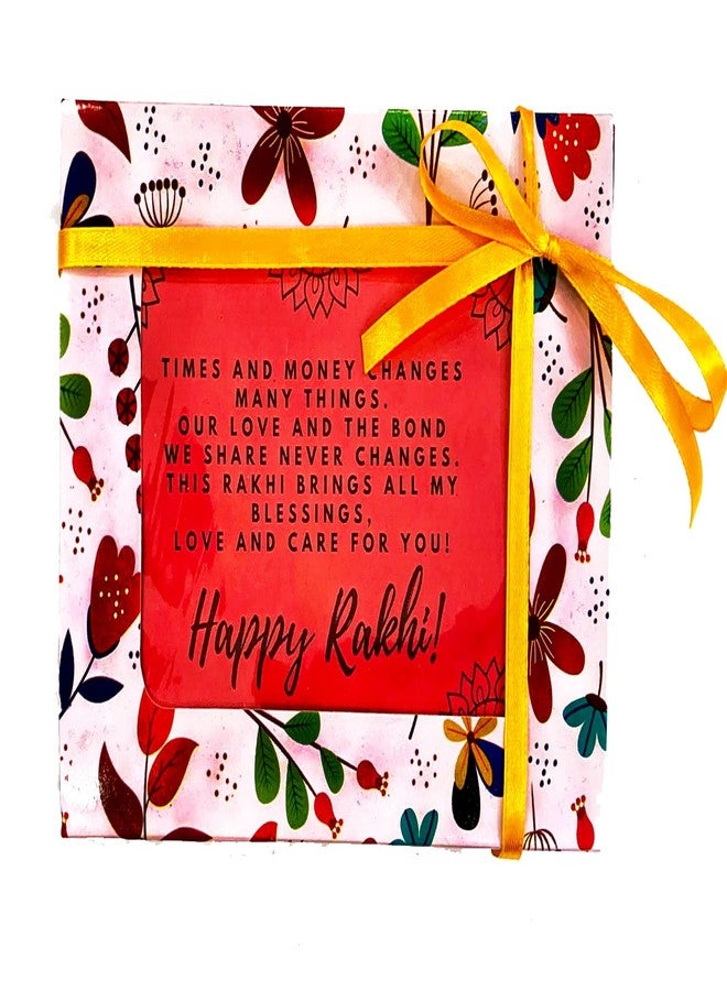 KHUSHA CREATIONS Rakhi for Brother/Wooden Designer Rakhi for Rakhabandhan/Gift for Rakhi - Image 3