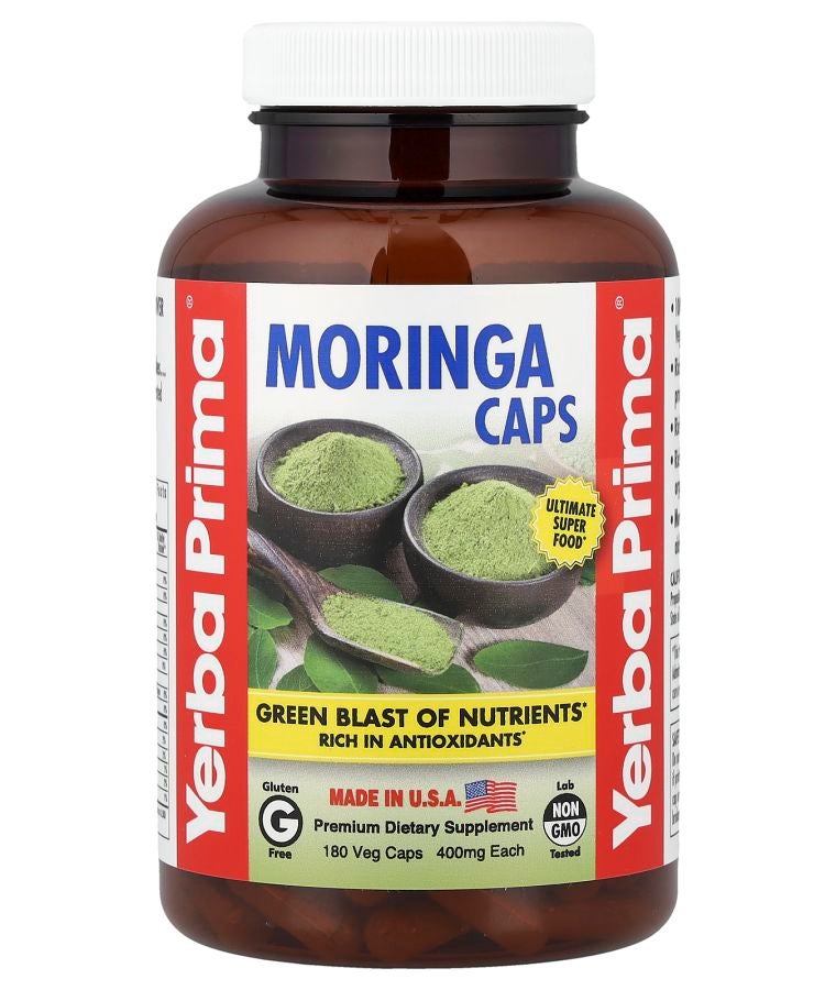 Yerba Prima Moringa Caps 180 Veg Caps