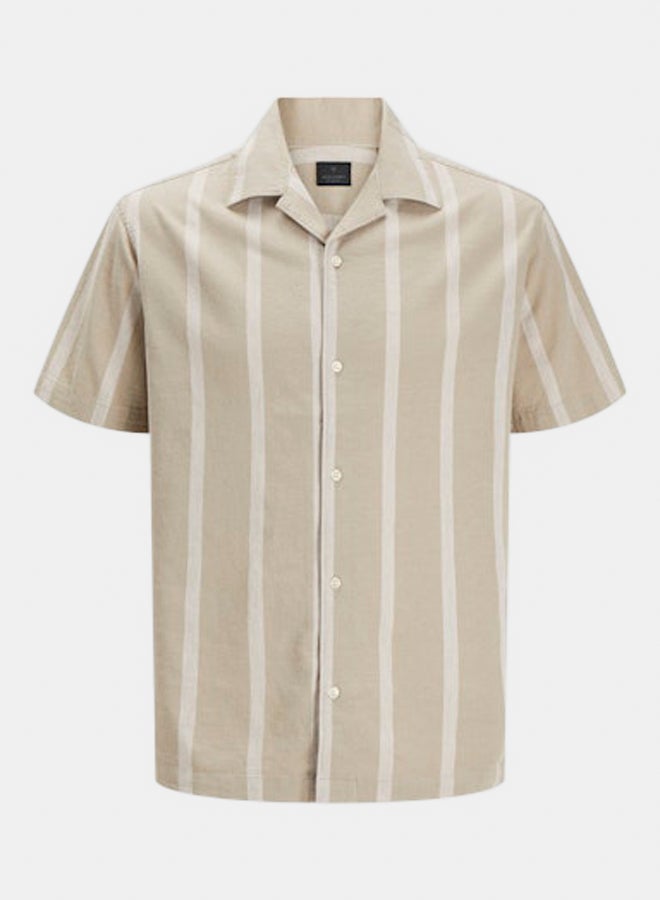 JACK & JONES JACK & JONES Mens Breeze Stripe Shortsleeve Shirt 