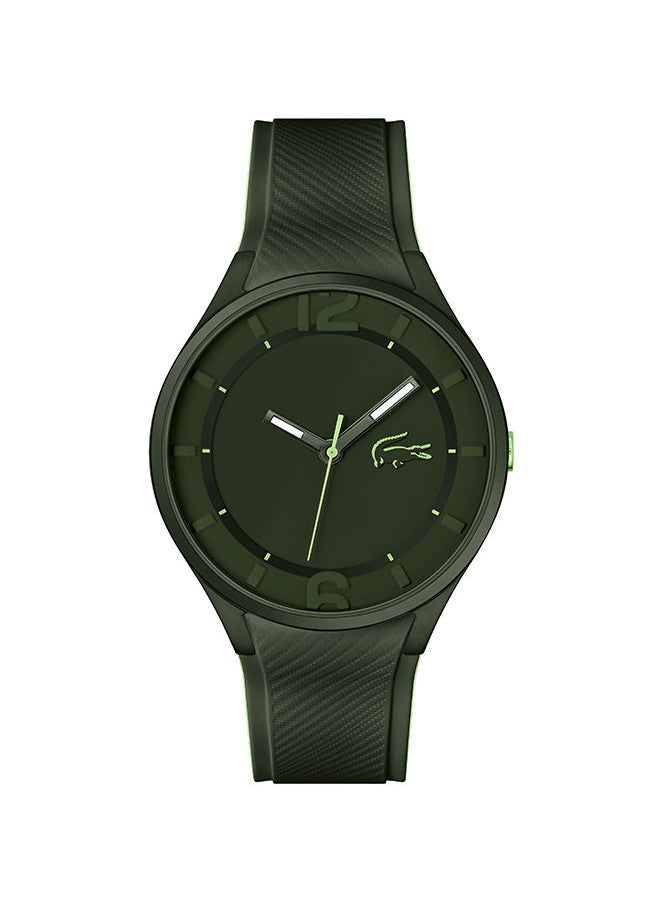 Men's Analog Round Shape Silicone Wrist Watch 2011268 - 44 Mm