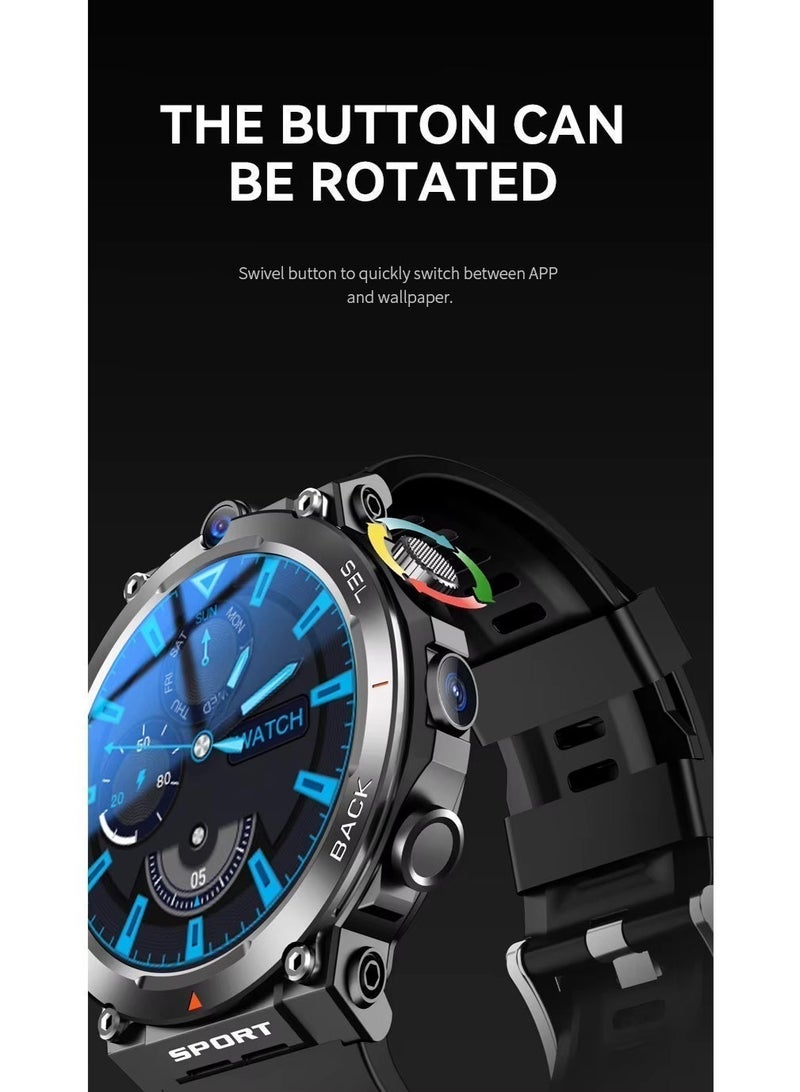 2025 New Arrival 4G 5G Android Smart watch H10 Dual Camera - Image 3