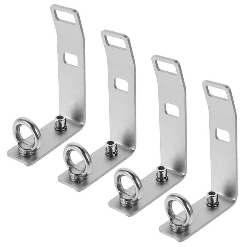 4 Sets Stainless Steel Truck Bed Load Stops for Secure Snowboard Skateboard Kayak Transport Easy Installation - Image 1