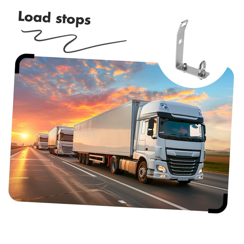 4 Sets Stainless Steel Truck Bed Load Stops for Secure Snowboard Skateboard Kayak Transport Easy Installation - Image 4