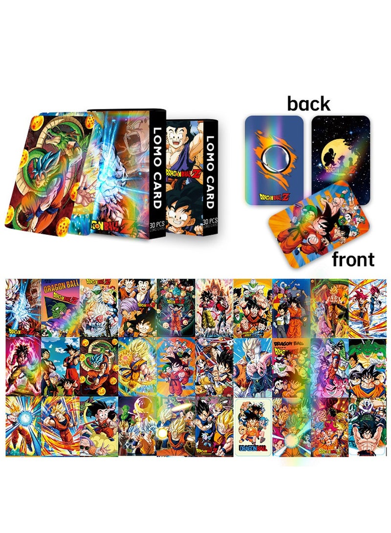 Generic 30-Piece Dragon Ball Double-Sided LOMO Cards Anime Collectible Trading Card Set  - Image 2