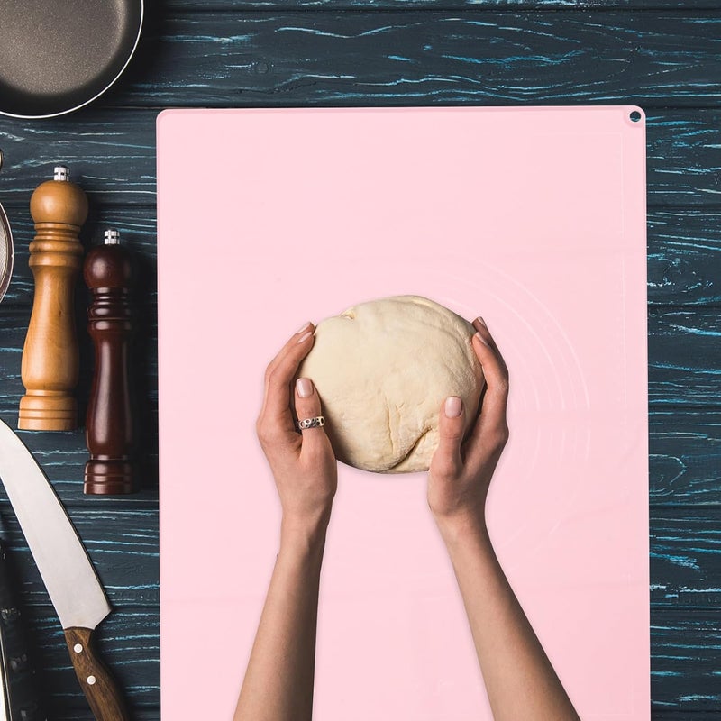 Silicone Kitchen Dough Mat 60x80cm Non-stick Reusable Kneading Mat for Home Baking and Pastry Preparation - Image 5