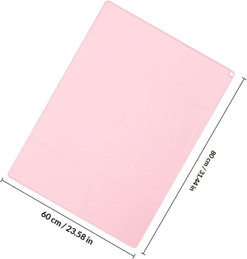 Silicone Kitchen Dough Mat 60x80cm Non-stick Reusable Kneading Mat for Home Baking and Pastry Preparation - Image 2